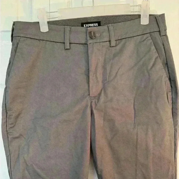 Men's Express Dark Gray Hyper Stretch Skinny Jeans - Picture 3 of 10